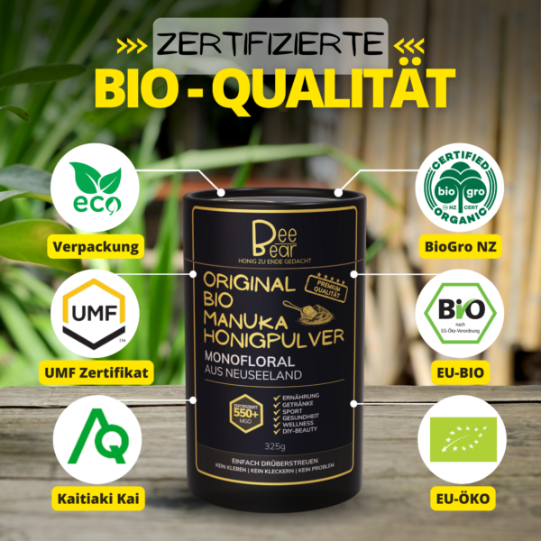 Bio Qualität Bio Manuka Honigpulver