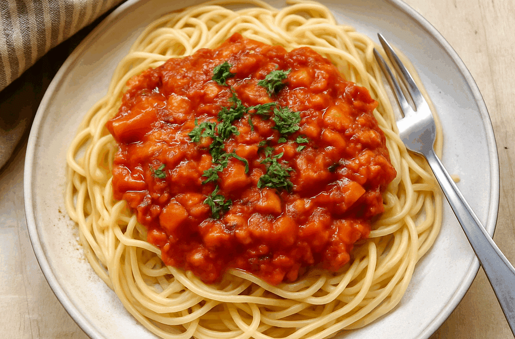 Linsen Walnuss-Bolognese – Soulfood mit Biss und Bodenhaftung