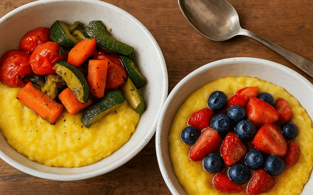 Polenta Polenta – 2 Wege – süß oder salzig? Du entscheidest.