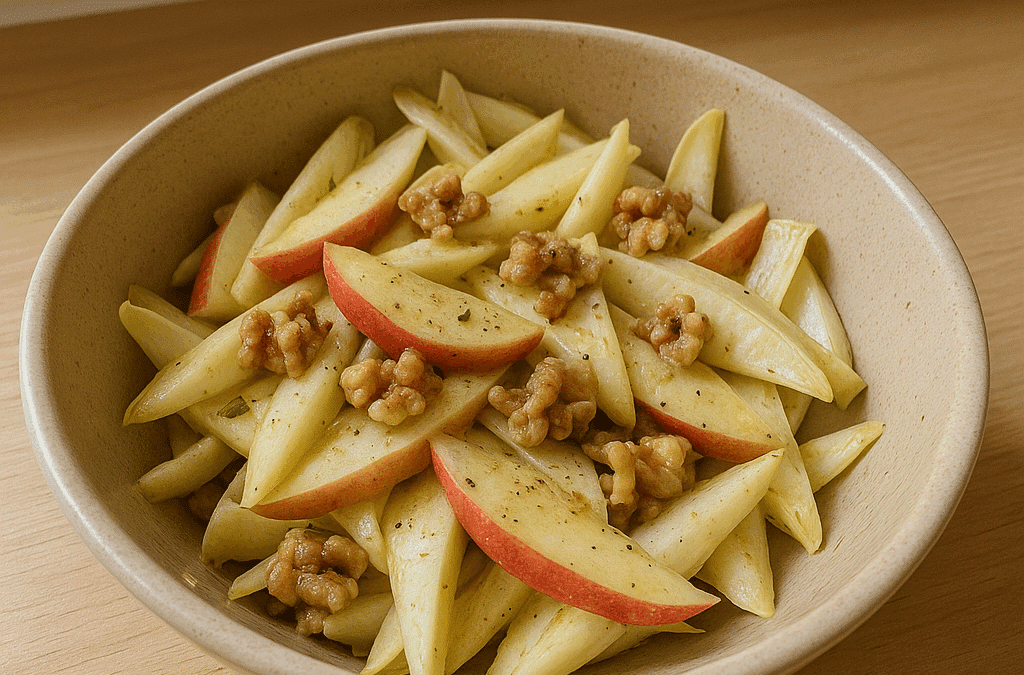 Einfacher Chicorée Salat mit Überraschungseffekt – bitter war gestern