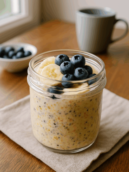 Einweichen über Nacht - Overnight Oats Rezept mit Joghurt