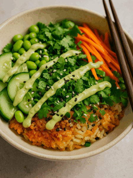crispy rice salad